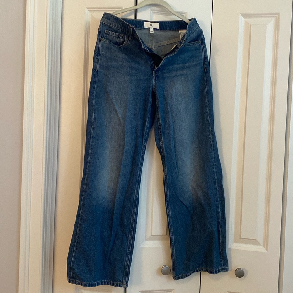 Banana Republic The Icon Classic Wide Leg Jean - Medium Wash